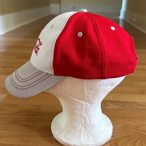 Coca-Cola Baseball Hat Cap Red White Gray - Picture 5 of 13
